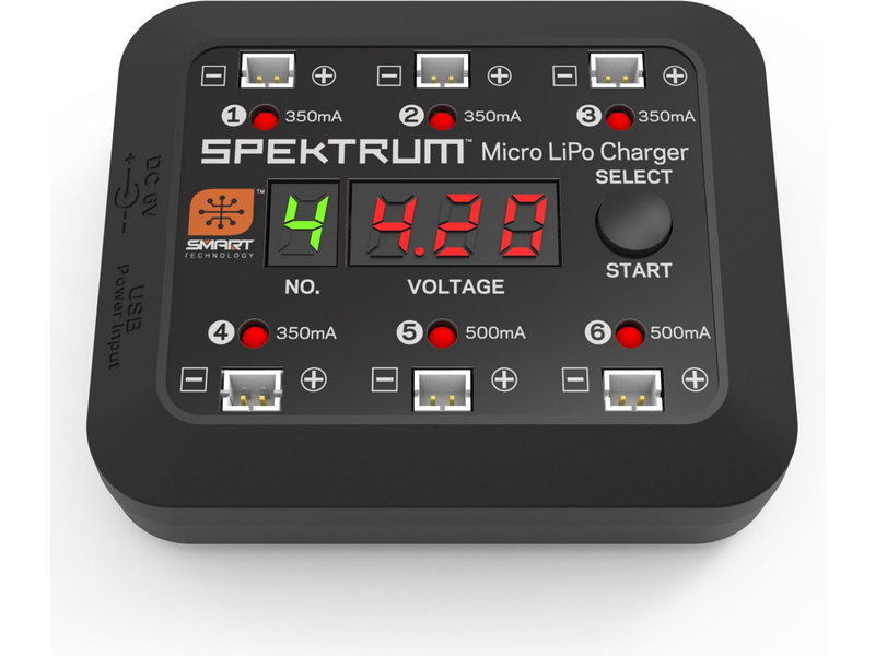 Spektrum Smart nabíječ Micro 6-port DC/USB | pkmodelar.cz