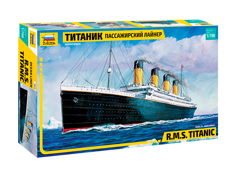 Plastikový model lodě Zvezda 9059 R.M.S. Titanic (1:700)